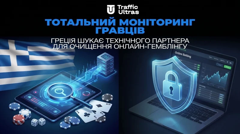 Тотальний моніторинг гравців: Греція шукає технічного партнера для зачистки онлайн-гемблінгу