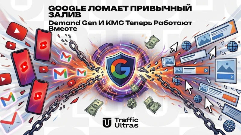 Google ламає звичний залив: Demand Gen і КМС тепер працюють разом.