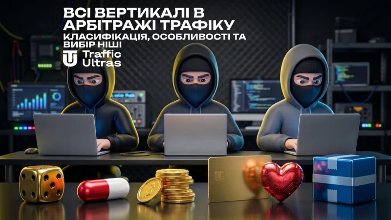 Усі вертикалі в арбітражі трафіку: класифікація, особливості та вибір ніші
