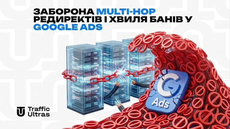 Заборона Multi-Hop редиректів і хвиля банів у Google Ads