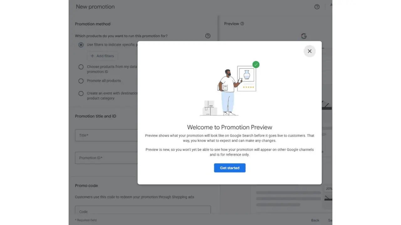 Google Merchant Center Next
