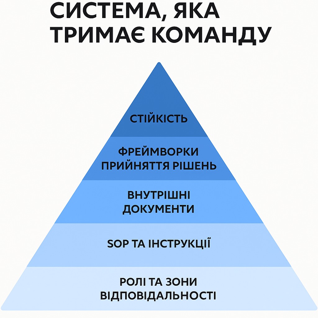 Система, яка тримає команду