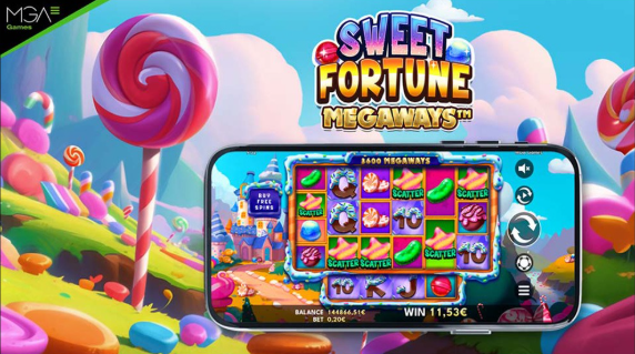 Слот Sweet Fortune Megaways от MGA Games с candy-темой стал новым инструментом для арбитража и трафика в iGaming.