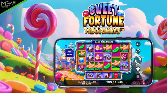Слот Sweet Fortune Megaways від MGA Games із candy-темою став новим інструментом для арбітражу та трафіку в iGaming.