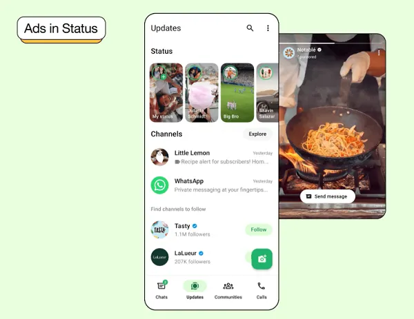 Meta, реклама WhatsApp і чат — клік з Facebook і Instagram.