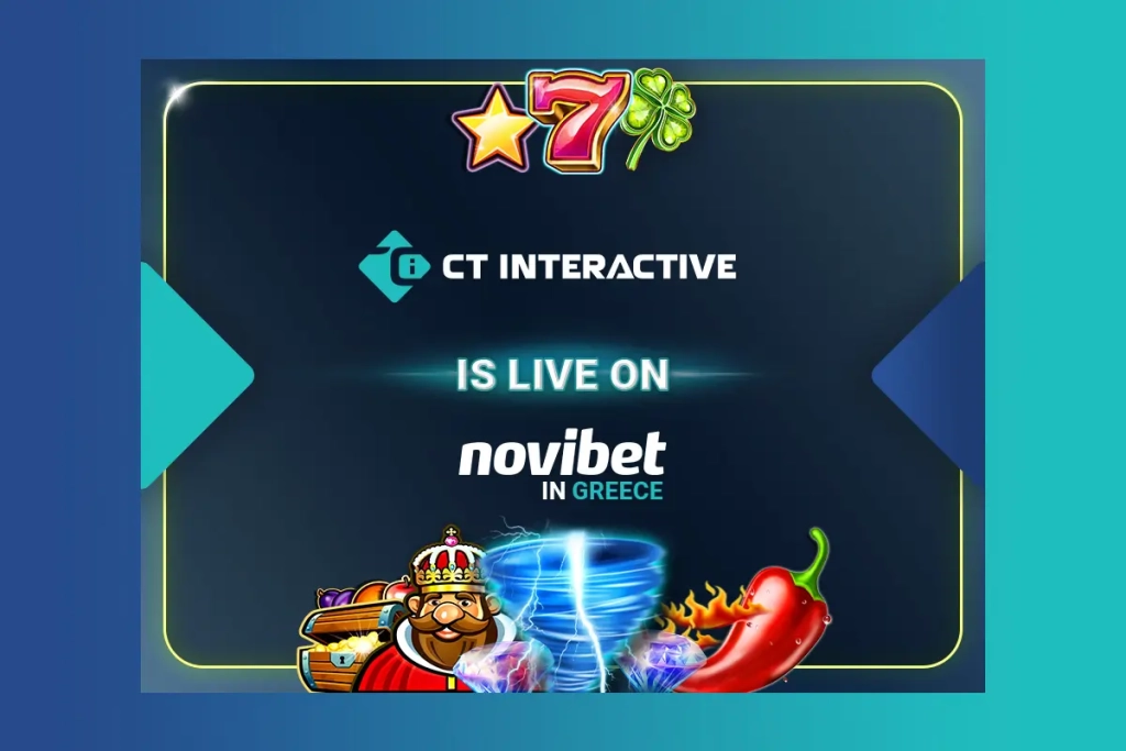 CT Interactive выходит на Novibet Greece — новые игры и хиты, запуск в Греции и шаг в Европе.