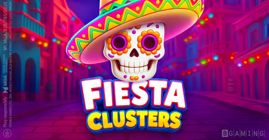  BGaming представляет Fiesta Clusters — красочный слот с мексиканским колоритом, кластерными выплатами и бонусами.