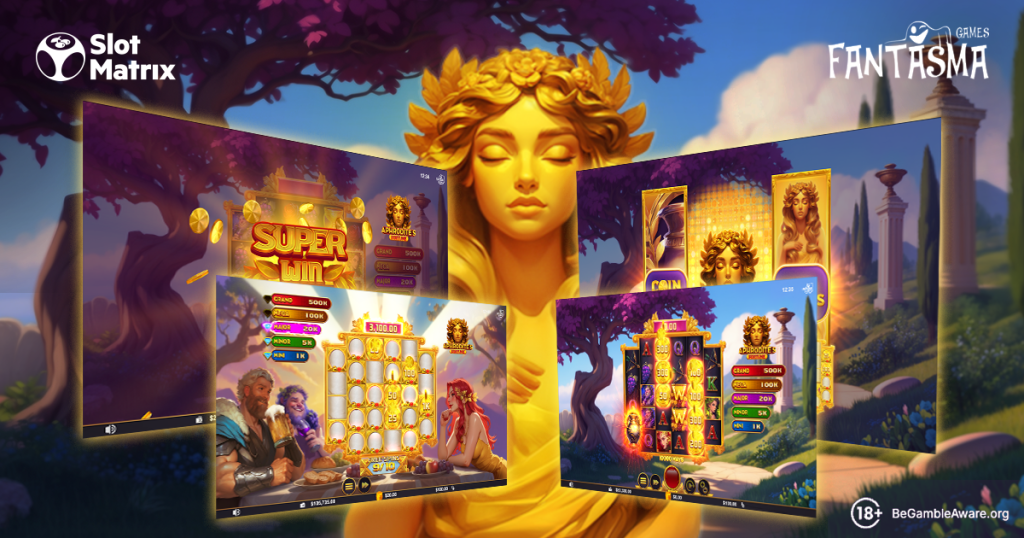 Aphrodite’s Fortune — новый слот от SlotMatrix с атмосферой Олимпа и щедрыми выигрышами