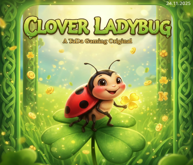 Clover Ladybug слот от TaDa Gaming — яркий солнечный слот с клевером и божьей коровкой