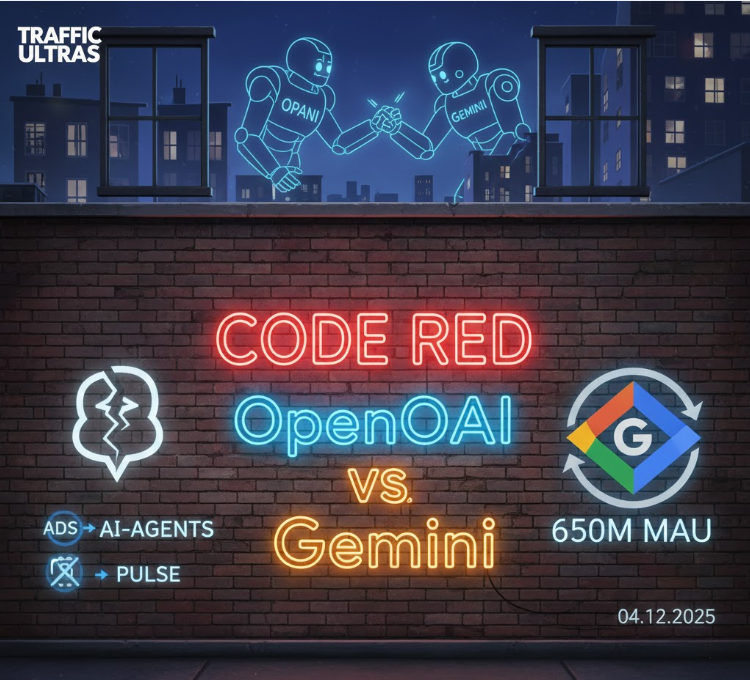 OpenAI объявляет Code Red и откладывает запуск рекламы в ChatGPT из-за конкуренции с Google Gemini