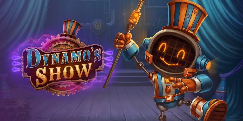 Цирковий слот Dynamo's Show від Just Slots із механічним ведучим та функцією Hold & Collect
