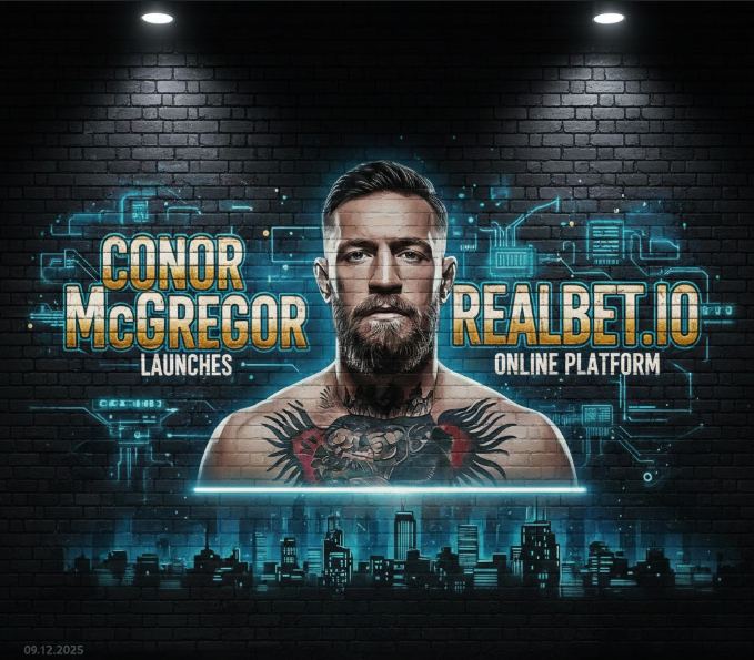 Конор Макгрегор представляє онлайн-платформу RealBet.io