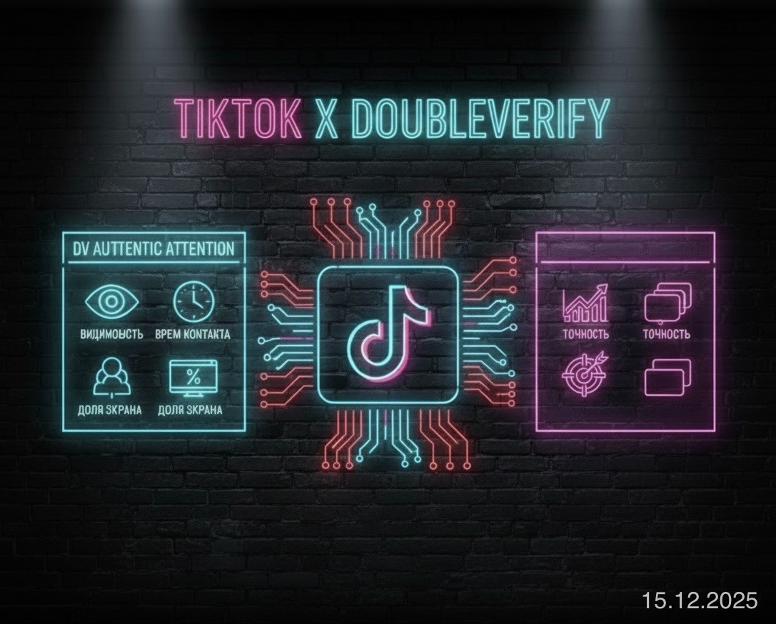  TikTok расширяет аналитику рекламы с DoubleVerify: измерение реального внимания аудитории к видео