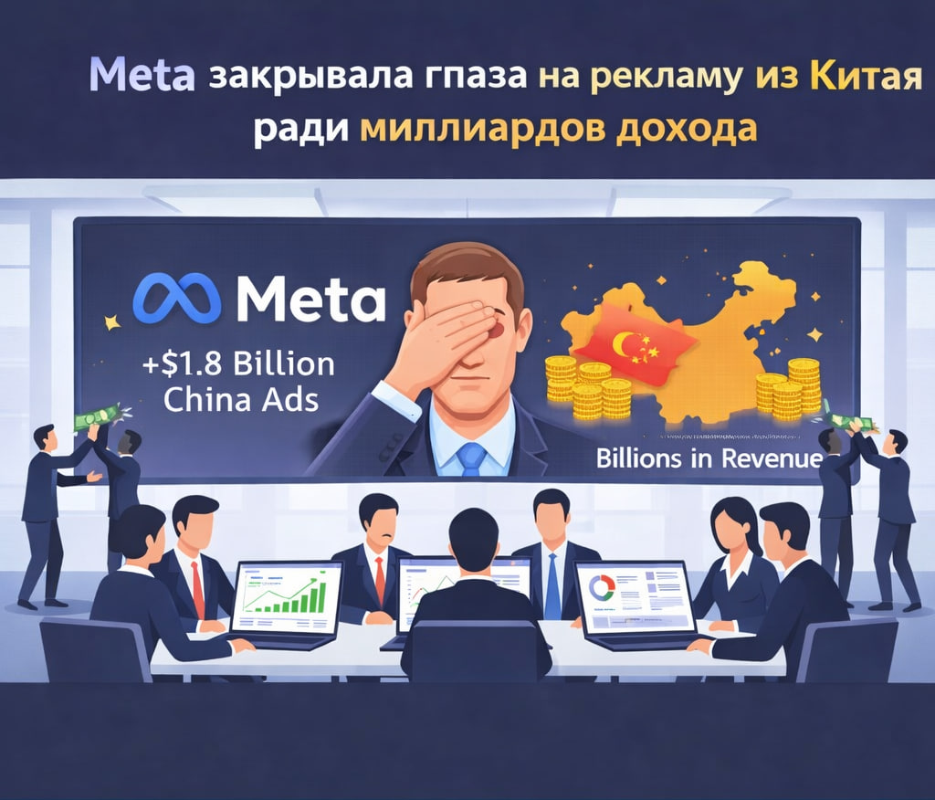 Meta и китайская реклама: миллиарды дохода и запрещенные объявления
