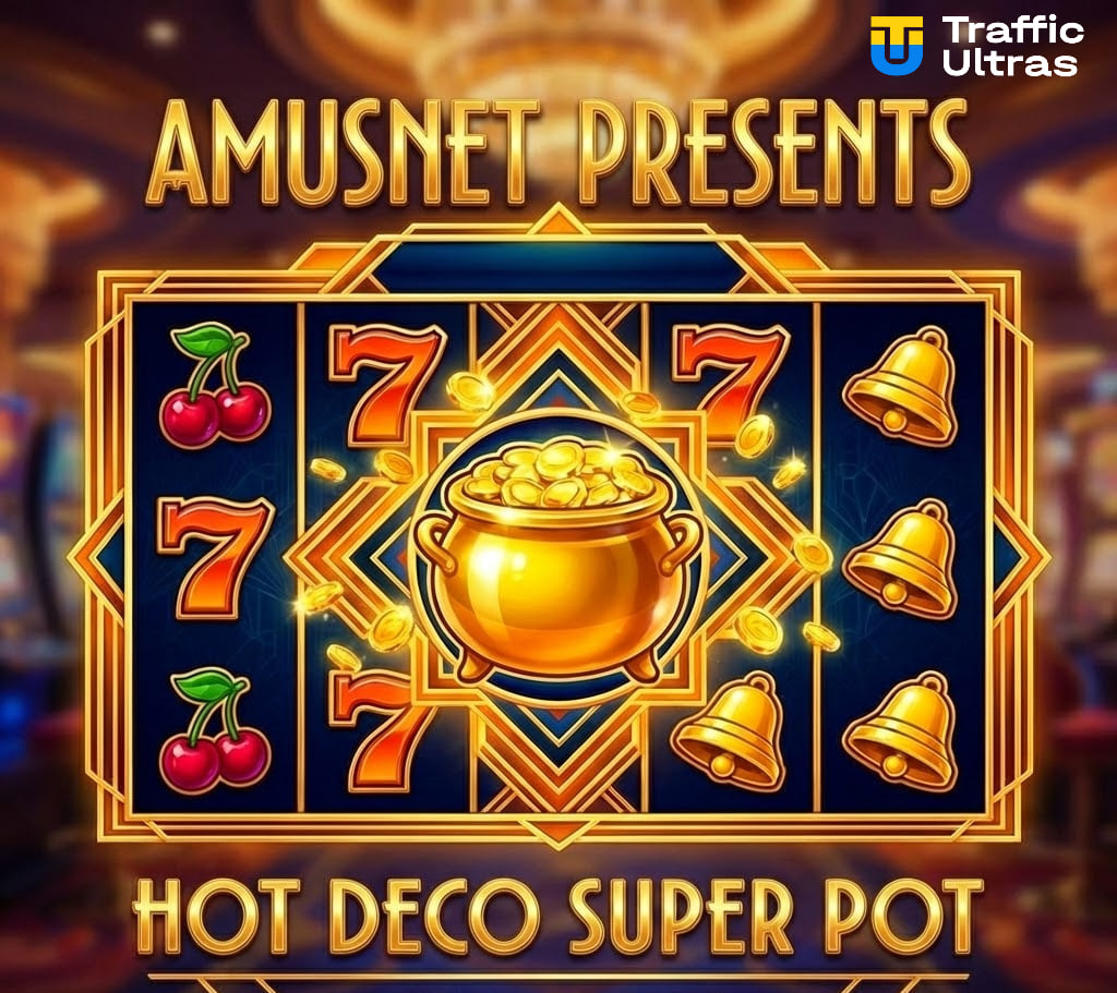 Слот Hot Deco Super Pot від Amusnet у стилі Art Deco з класичними символами та джекпотною механікою