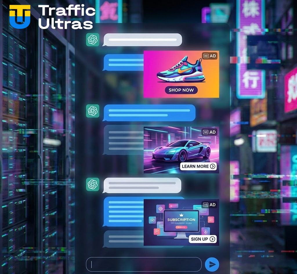 Тестирование рекламы в ChatGPT от OpenAI — рекламные блоки под ответами ИИ