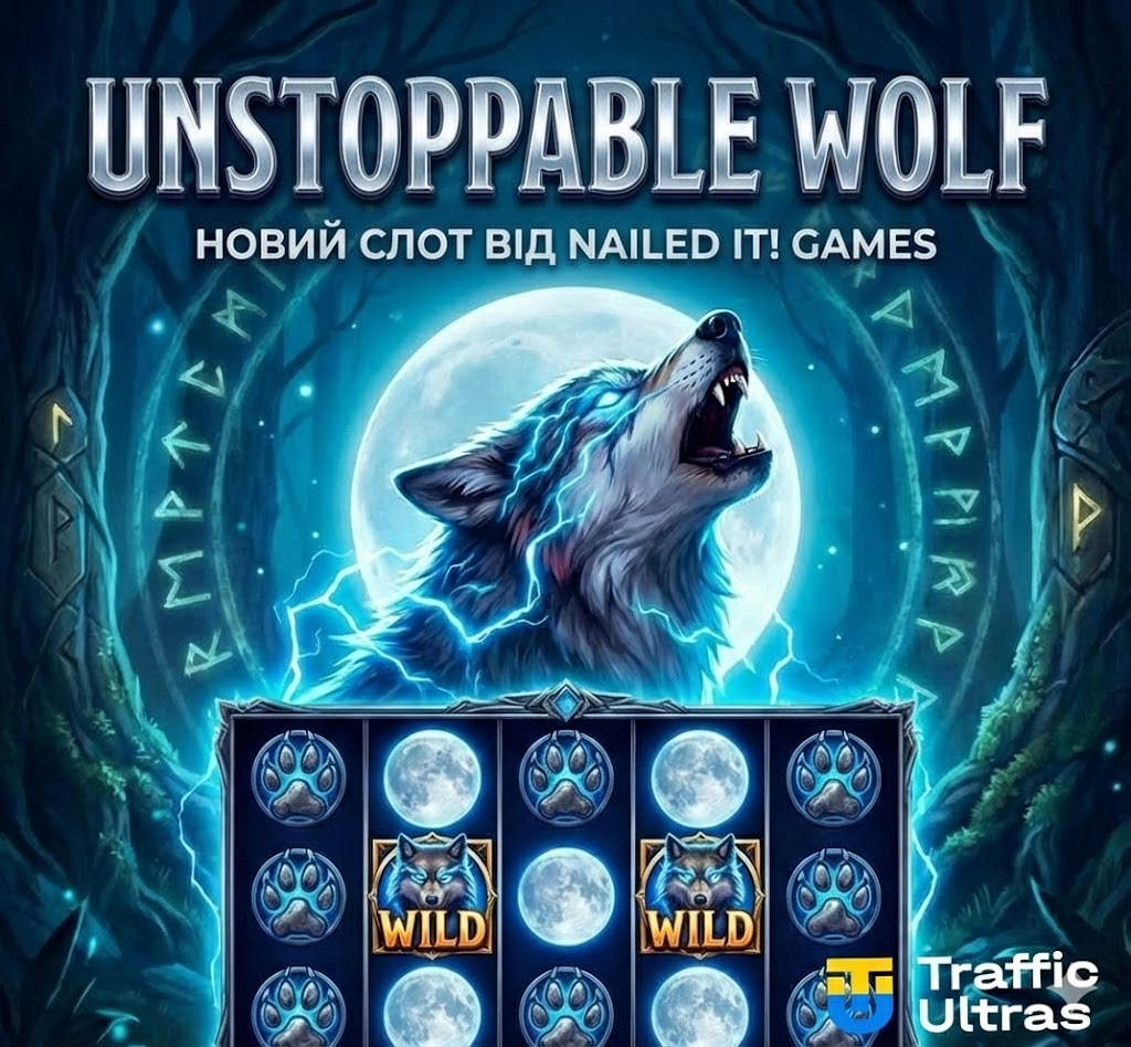  Слот Unstoppable Wolf від Nailed It! Games з тематикою дикої природи та вовків