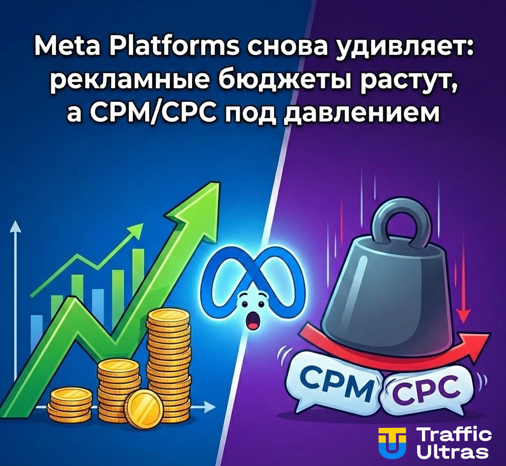  Meta Platforms IV квартал 2025: рост рекламных бюджетов и высокая конкуренция за трафик