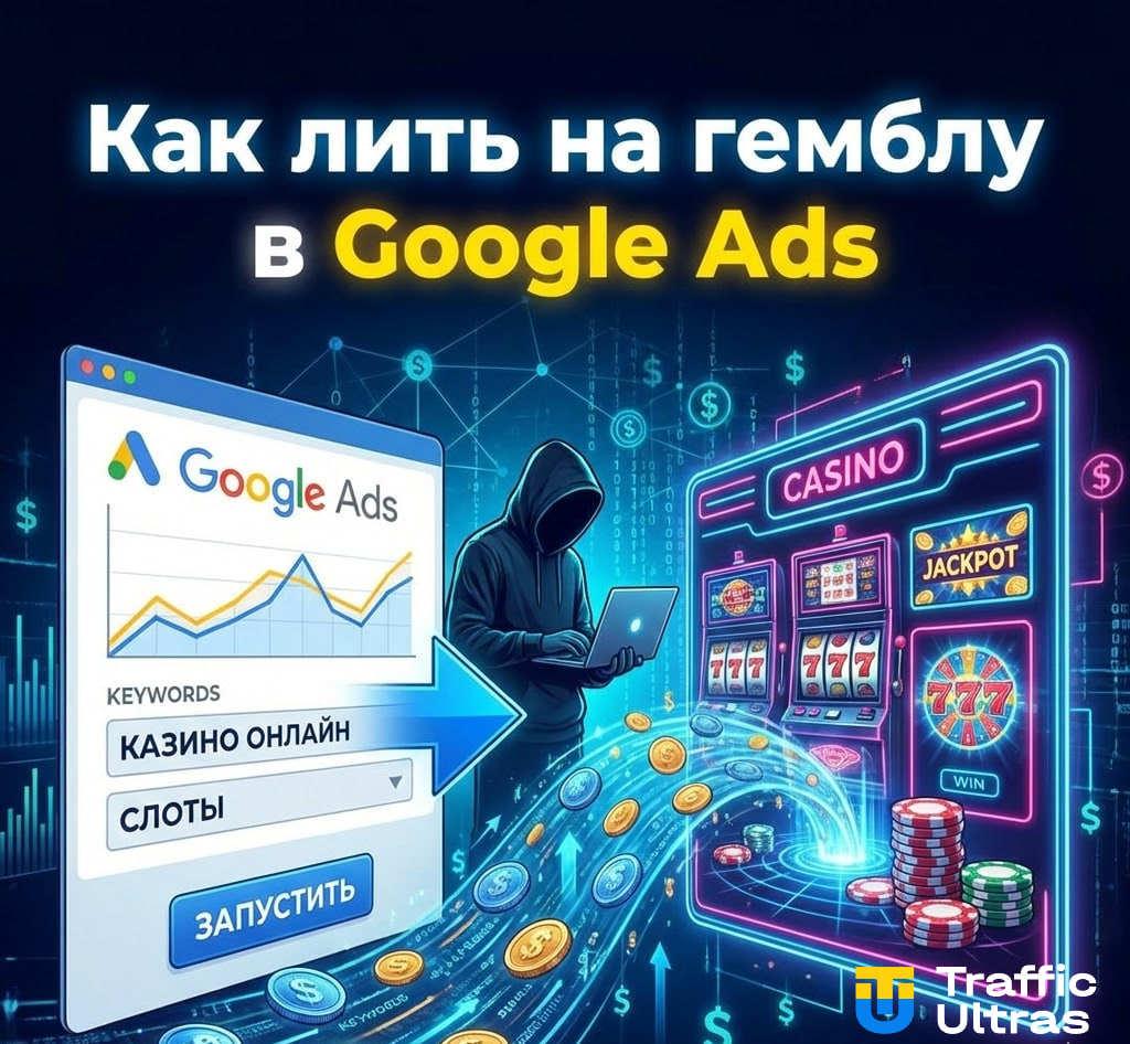 Пример успешной кампании гемблинг арбитража в Google Ads — стратегия, модерация, масштабирование