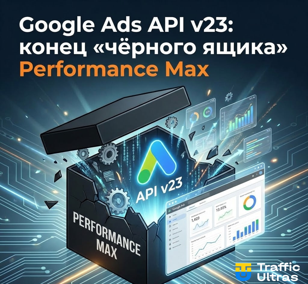  Google Ads API v23 и аналитика Performance Max по рекламным каналам