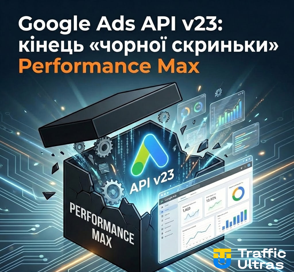  Google Ads API v23 та аналітика Performance Max за рекламними каналами