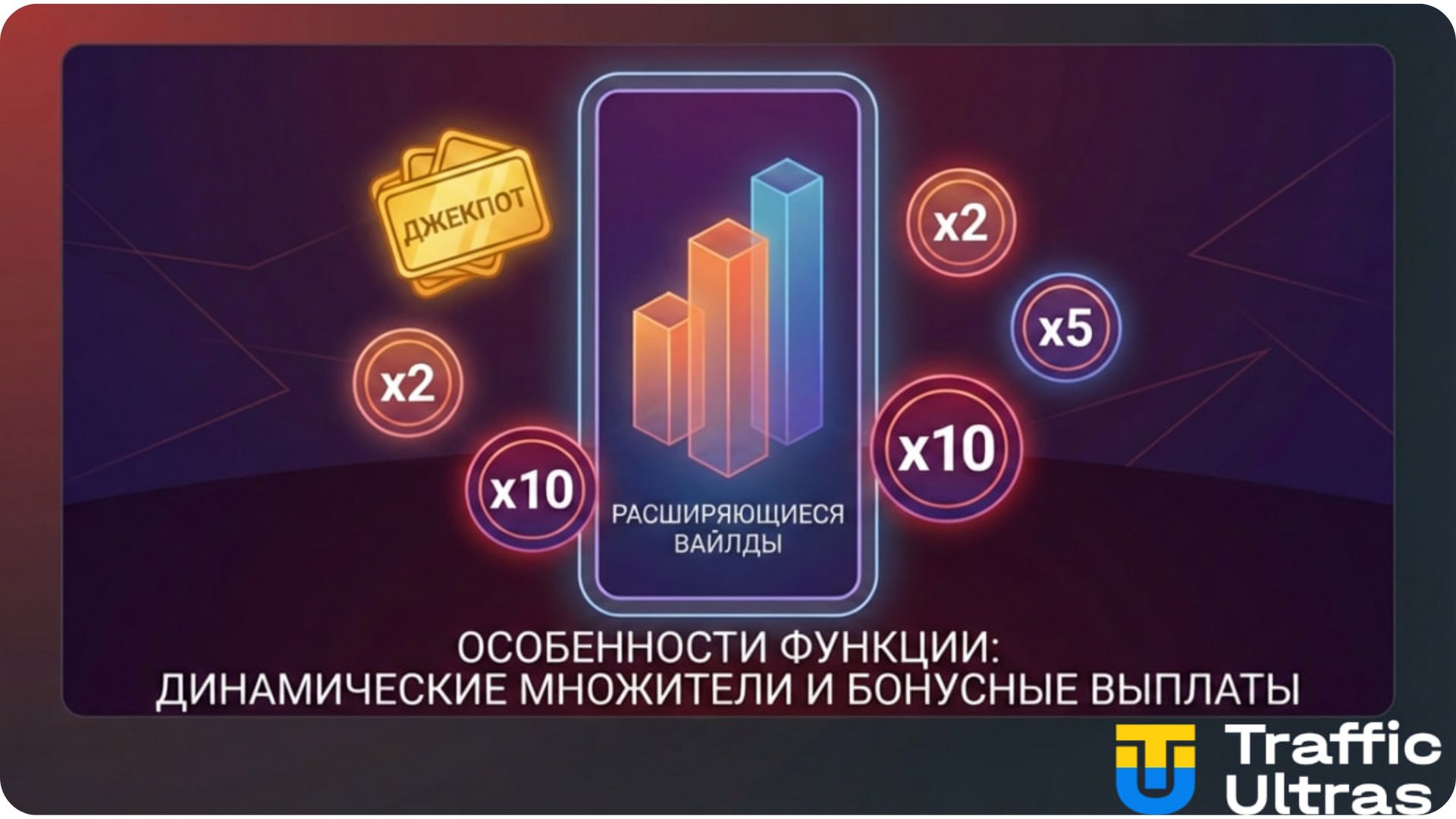 Визуализация игровых функций 40 Vampire Beast для арбитражных креативов.