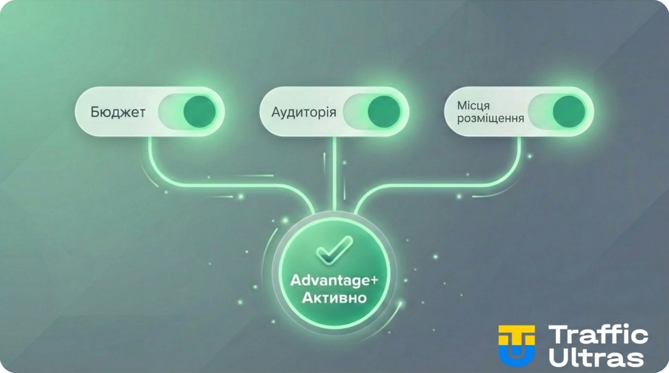 Три умови активації Advantage+ у новому Marketing API Meta 2026.