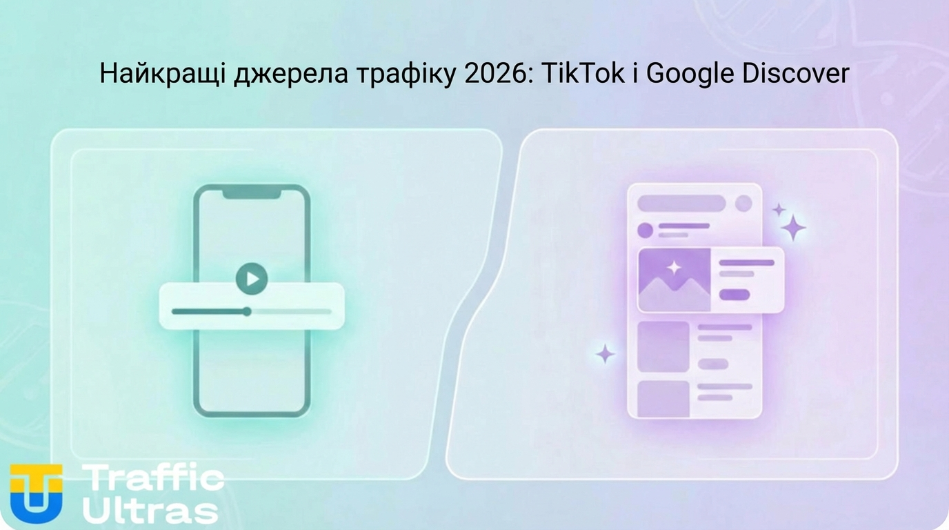 Головні джерела трафіку для нутри в 2026 році.