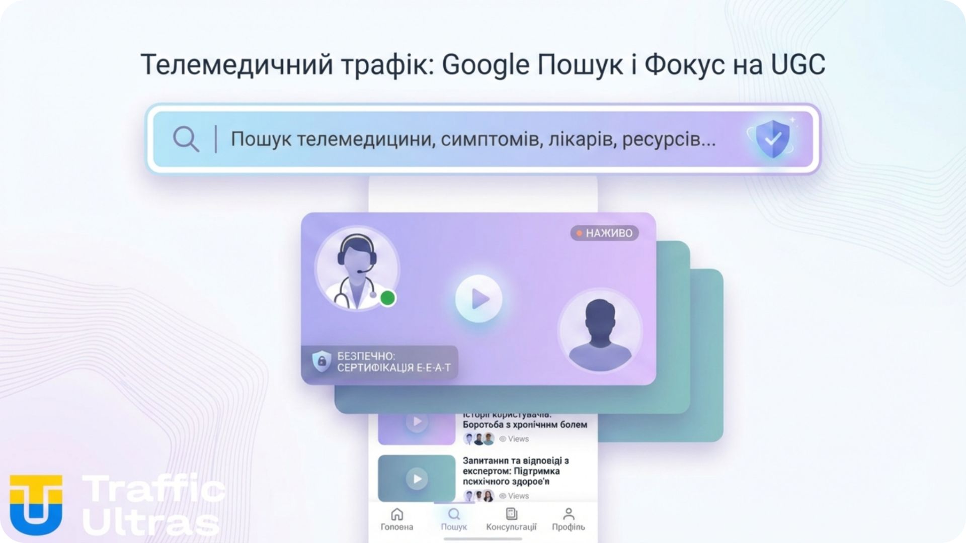 Ефективні джерела трафіку для Telehealth у 2026 році.