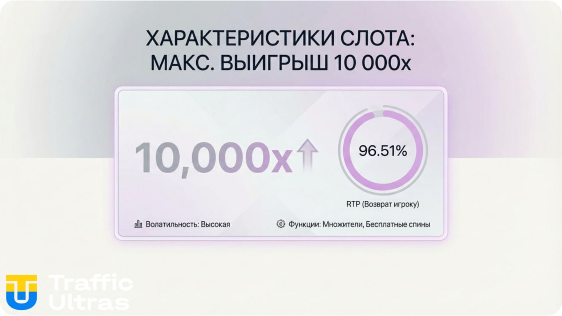 Технические характеристики Haunted Crypt: 10,000x и высокая волатильность.