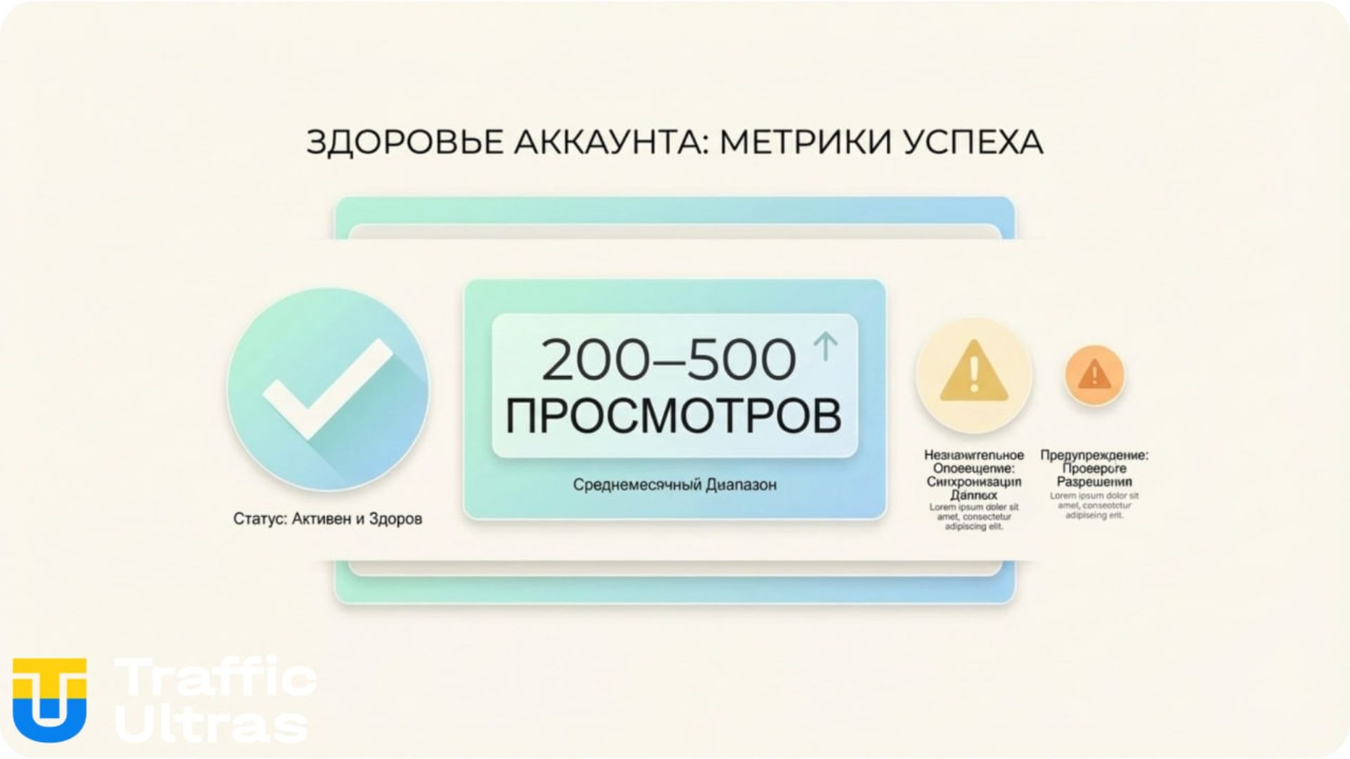 Метрики успешного прогрева аккаунта и триггеры блокировки.