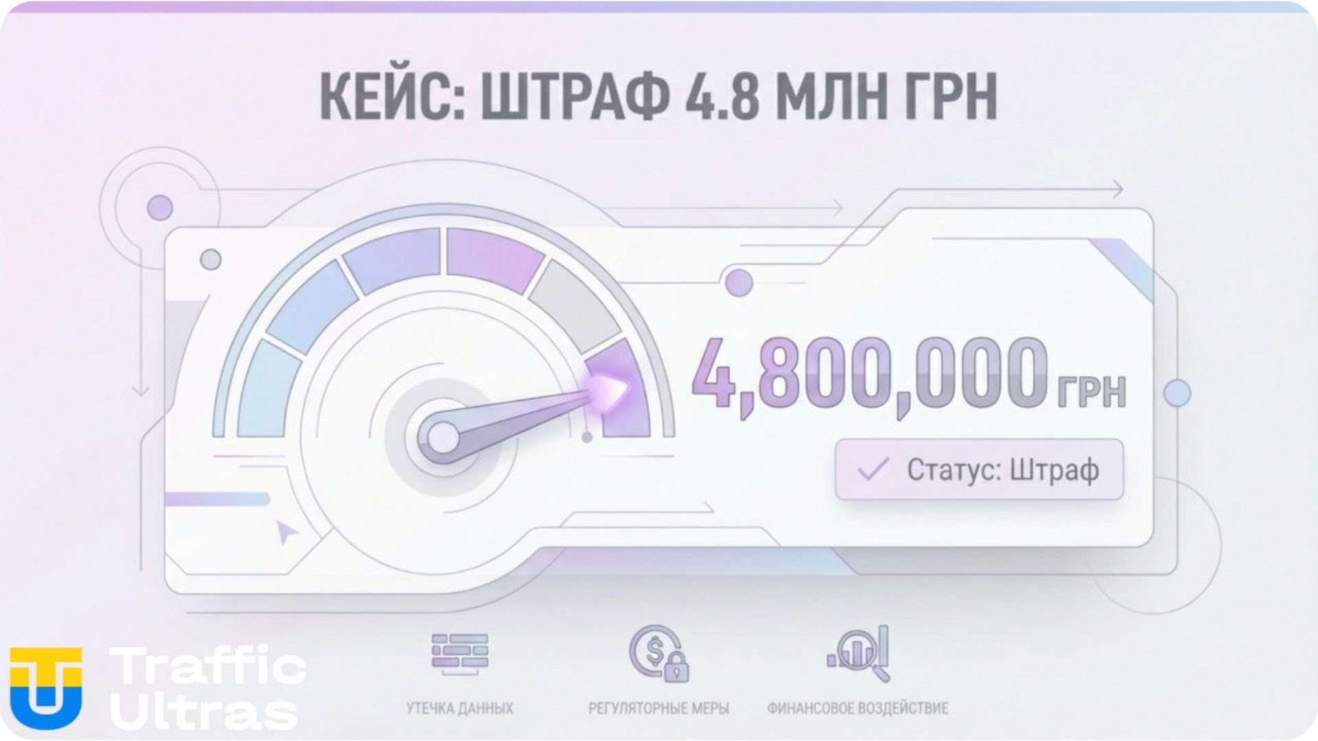 Статистика штрафу КРАІЛ за приховану рекламу гемблінгу.