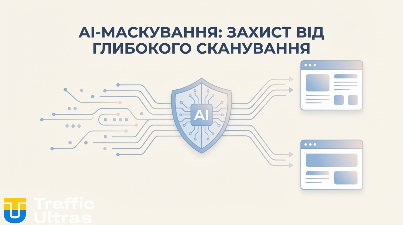  Схема роботи AI клоакінгу та генерації White Pages у 2026 році.