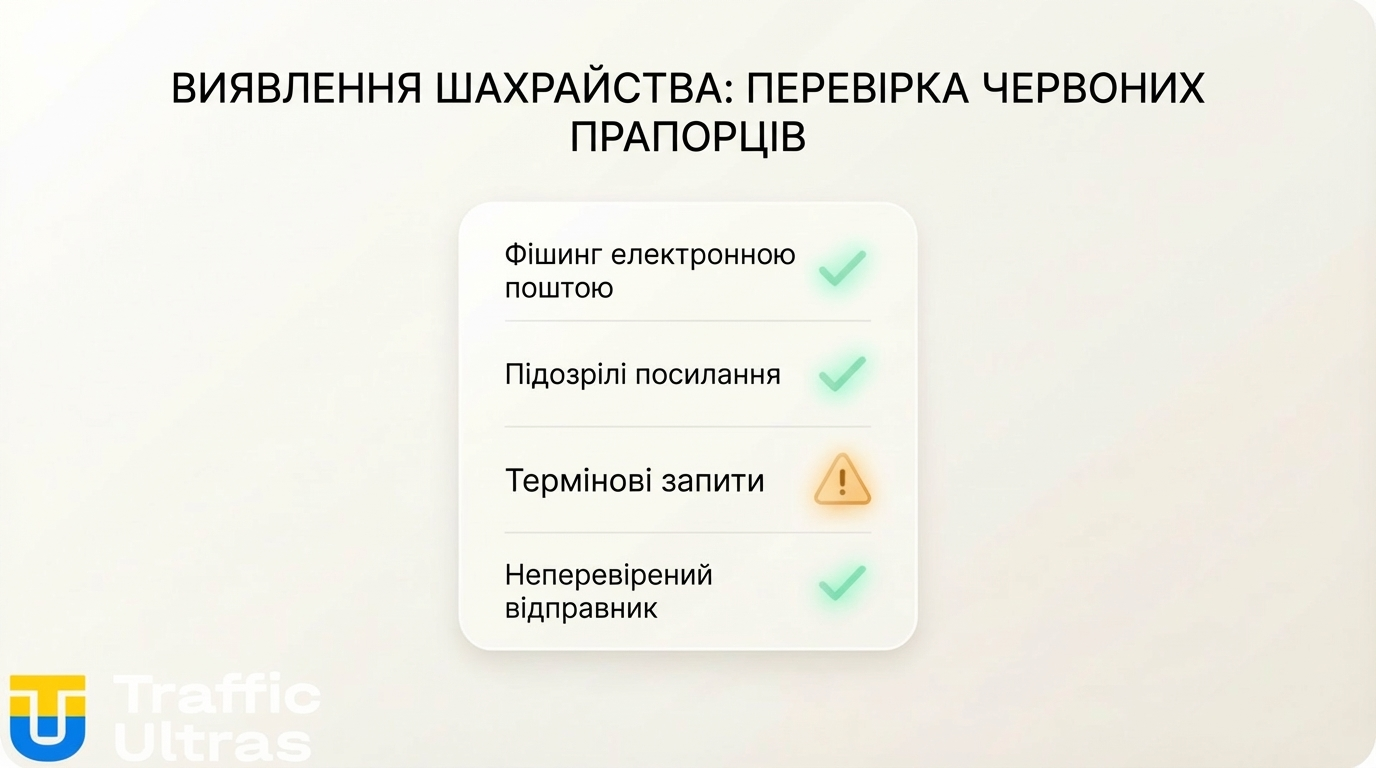Чек-лист перевірки сервісів на скам та шахрайство.