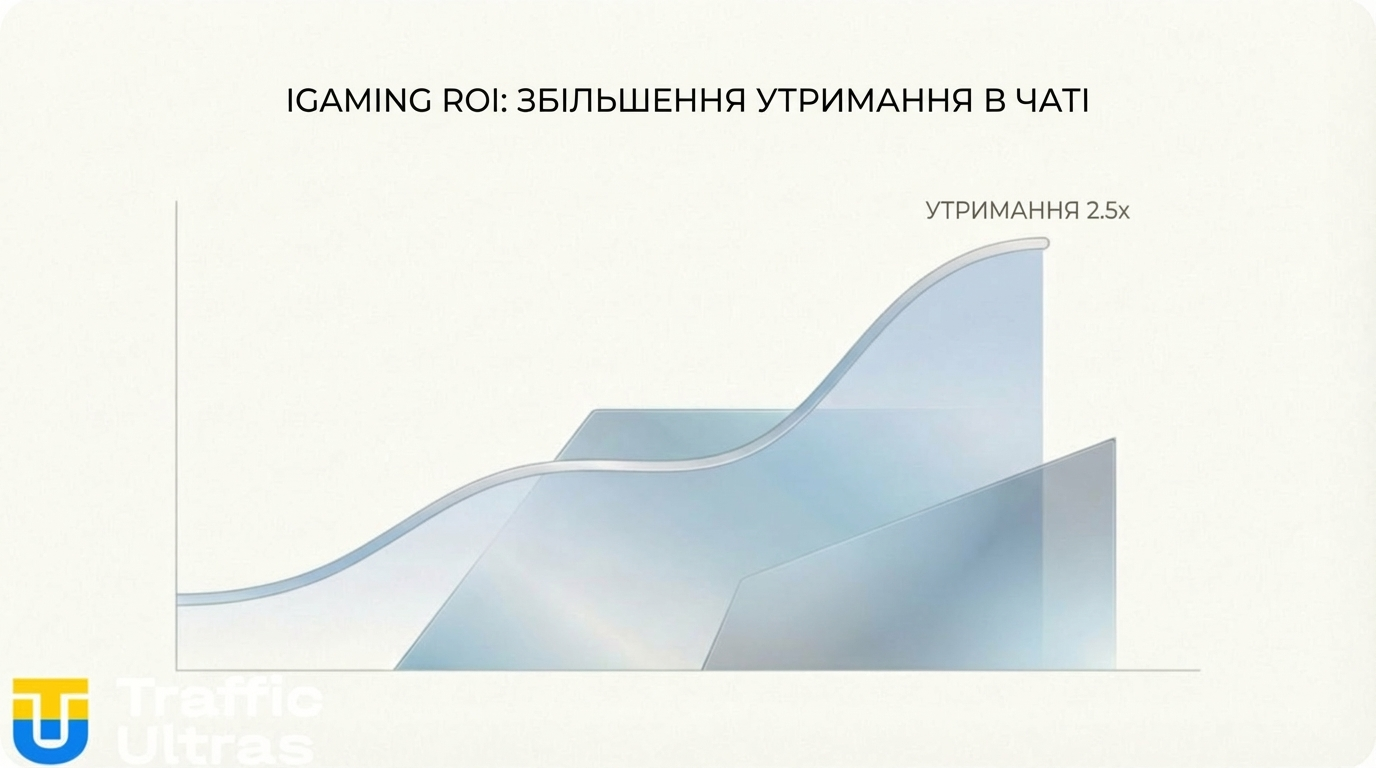 Графік зростання Retention та LTV у розмовному беттінгу.