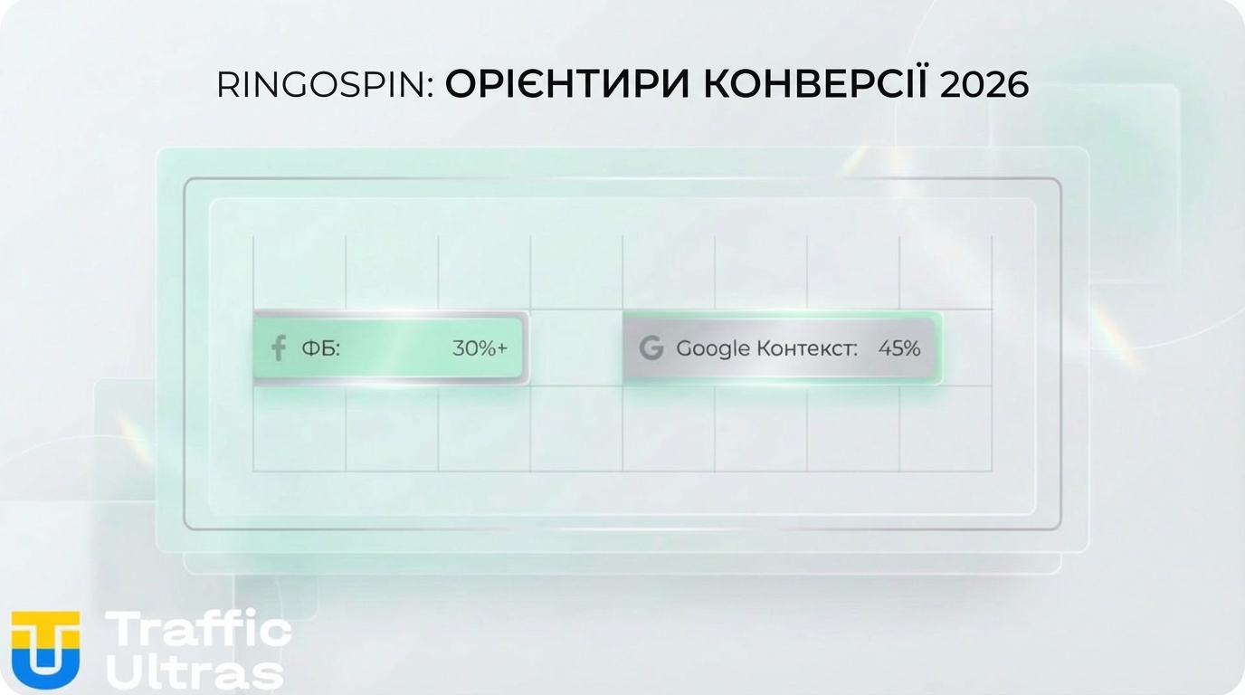 Статистика конверсії RingoSpin: Facebook Apps проти Google Ads PPC.