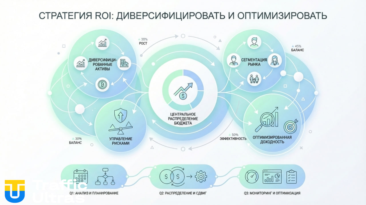 Стратегия диверсификации трафика при росте комиссий Meta.