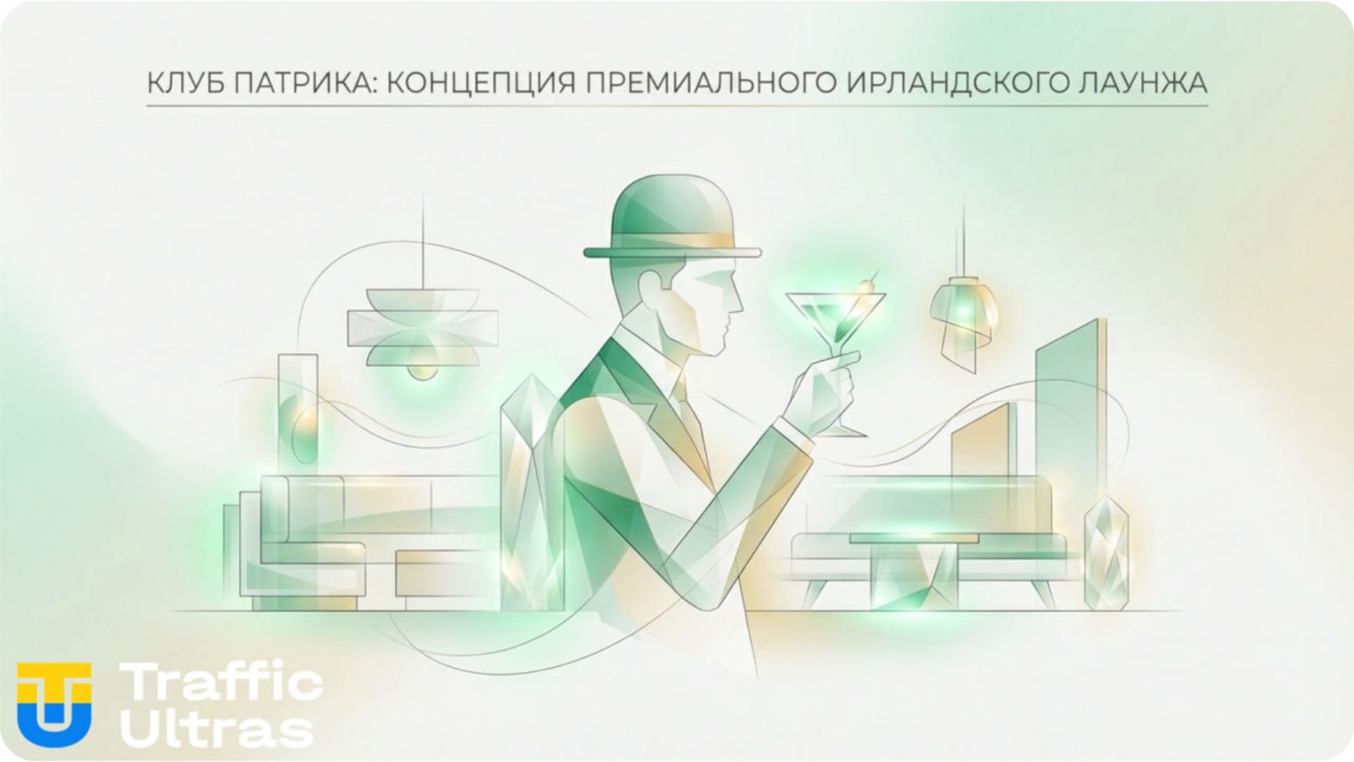 Инфографика Traffic Ultras: премиум концепция слота Patrick's Club от Evoplay.