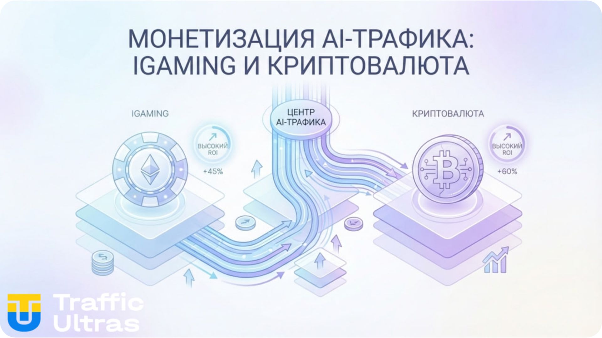Монетизация УБТ трафика на гемблинг (iGaming) и крипту.