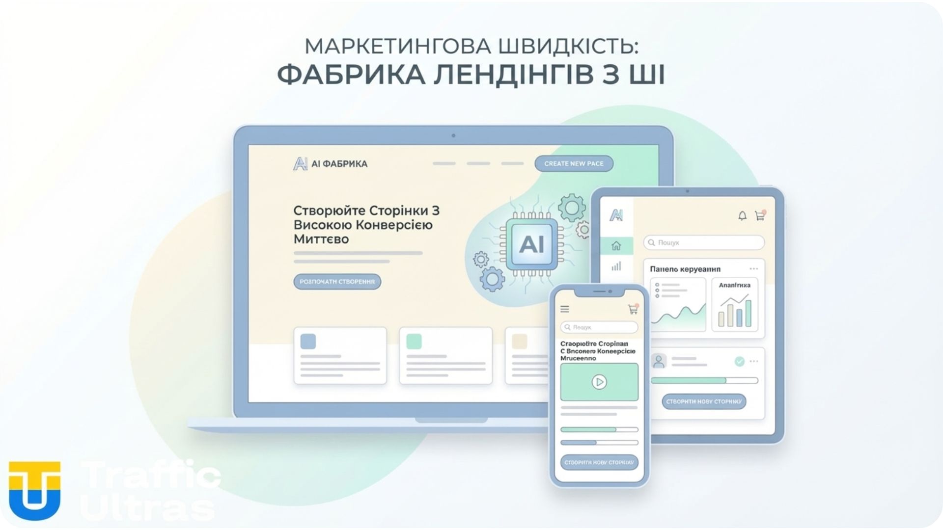 Швидке створення лендингів та креативів у Stitch для арбітражу.