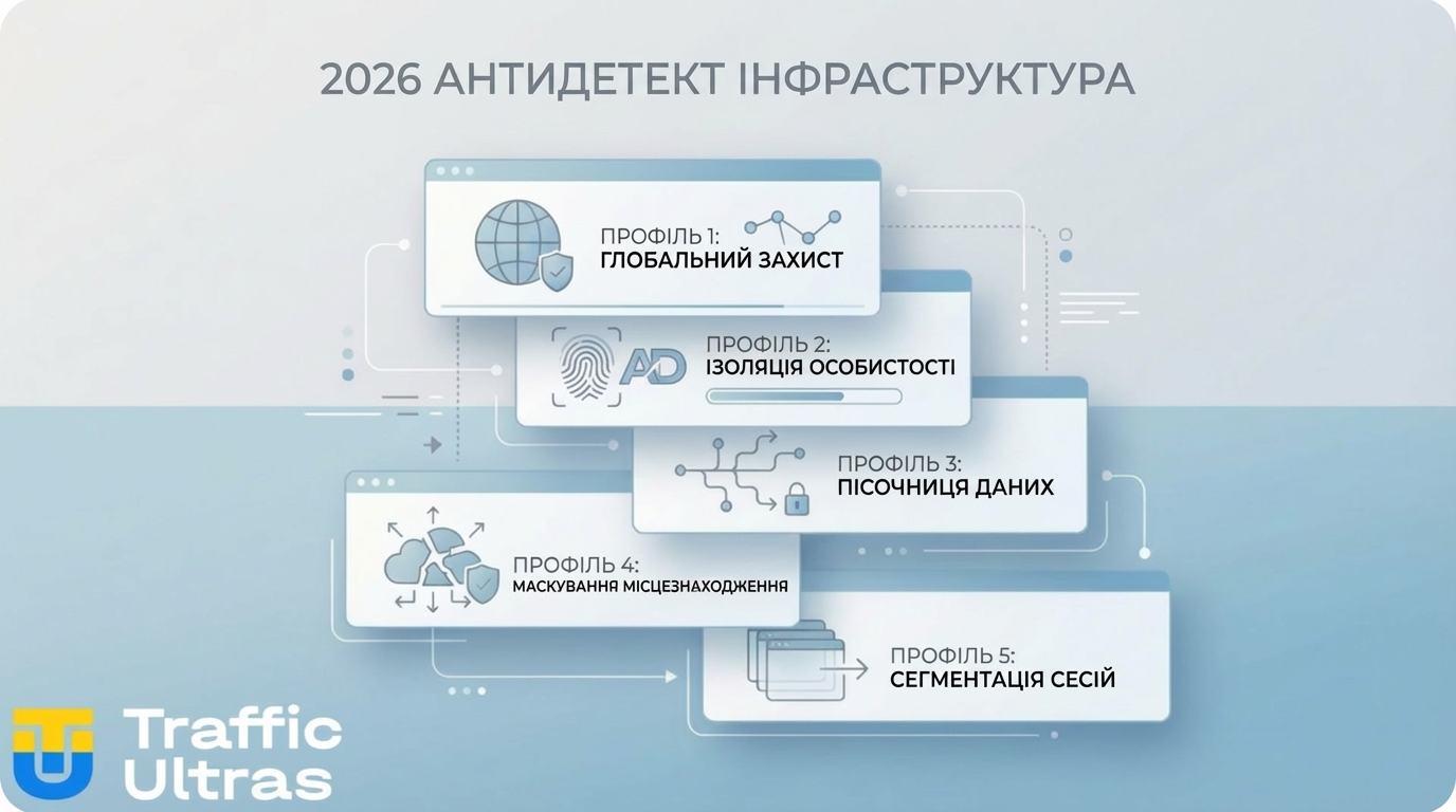 Антидетект браузер та цифрова гігієна в арбітражі 2026.