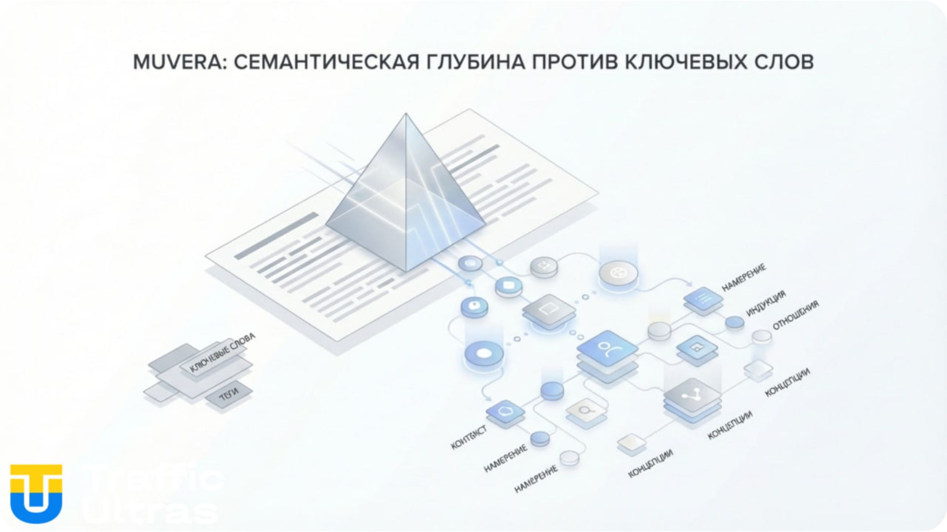 Алгоритм Google MUVERA: семантическая глубина против ключевых слов.