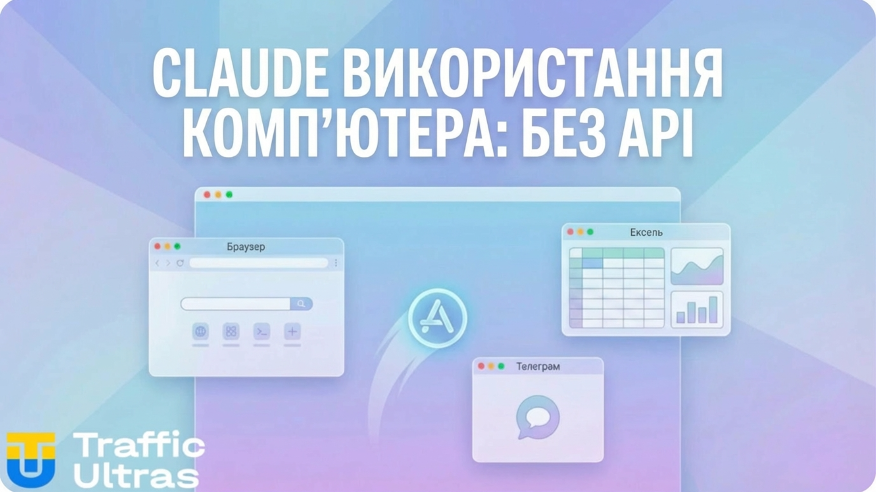 Візуалізація функції Claude Computer Use: керування інтерфейсом macOS.