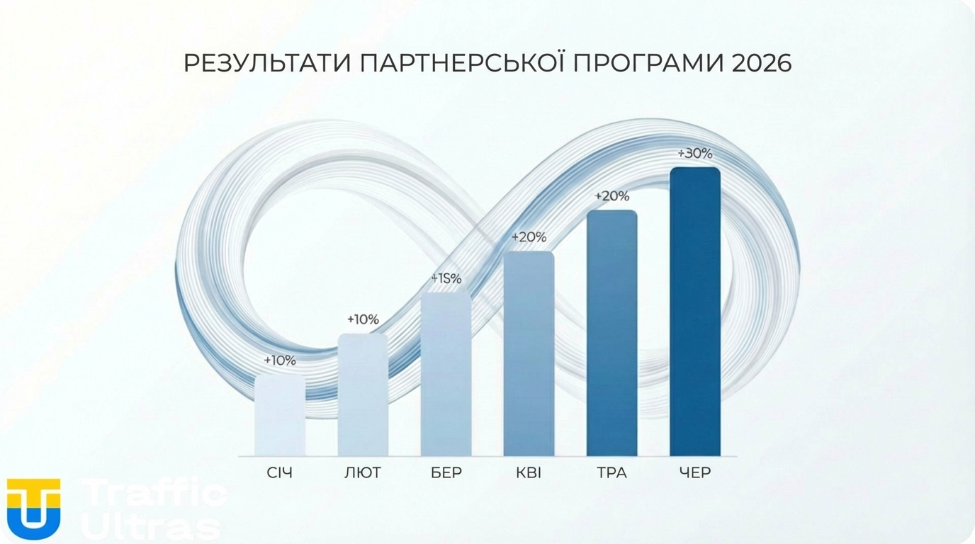 Графік прибутковості програми Facebook Affiliate Partnerships.