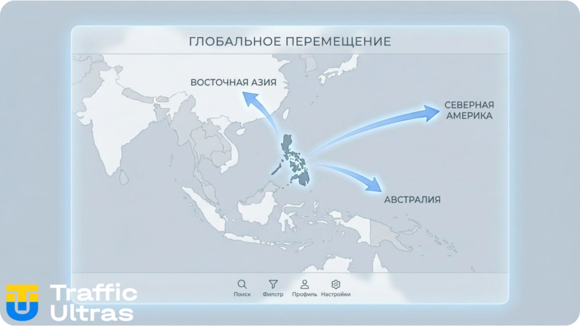 Схема релокации игровых хабов из Филиппин в Юго-Восточную Азию.