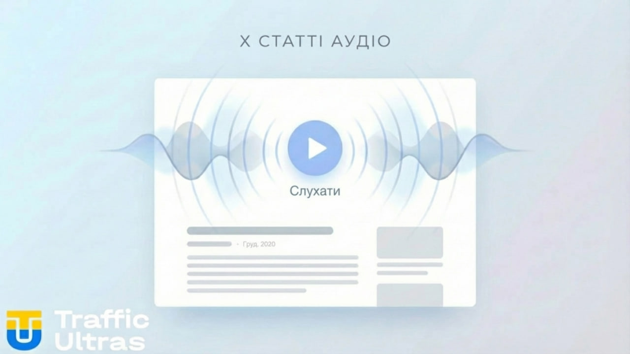 Кнопка Listen у статтях соціальної мережі X.