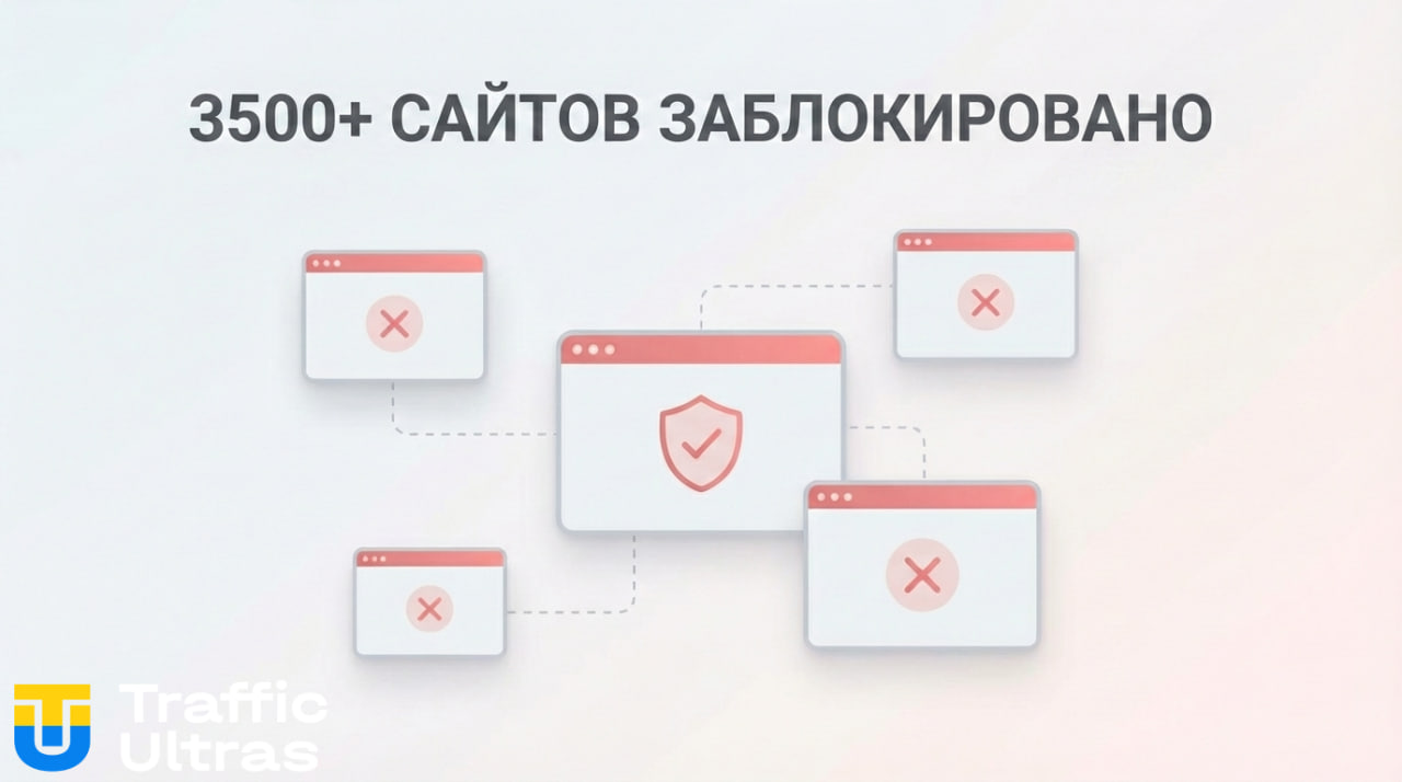 Статистика блокировок нелегальных iGaming сайтов в Украине.