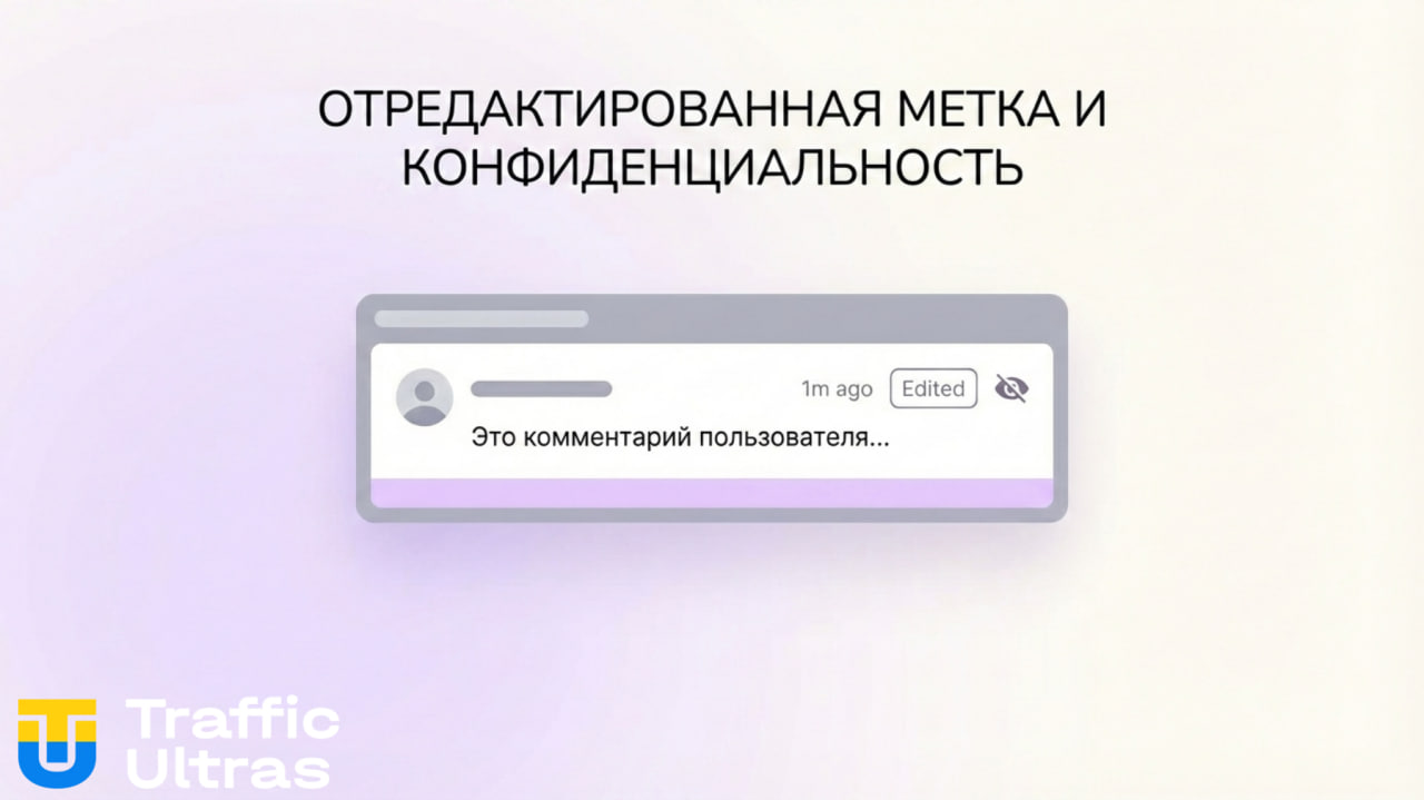  Метка Изменено в комментариях Instagram и защита истории правок.