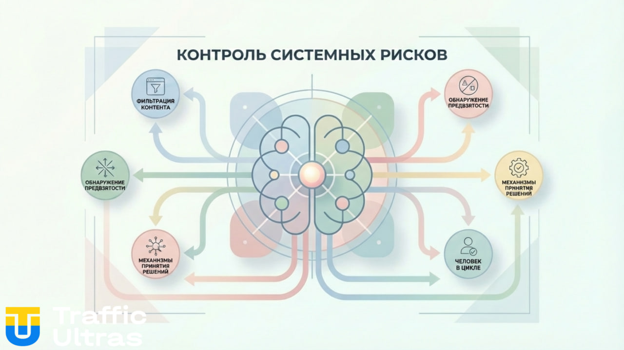 Схема работы алгоритма System Risk Control в Meta 2026.