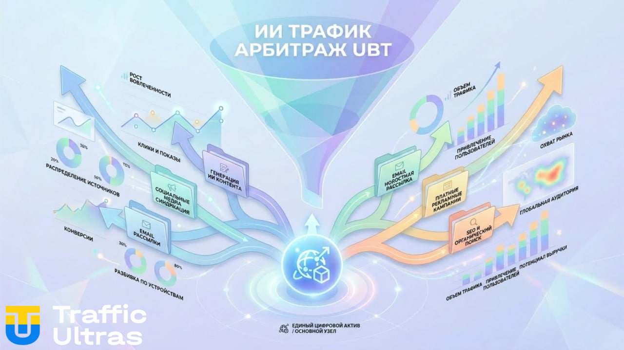 УБТ трафик арбитраж ИИ креативы генерация